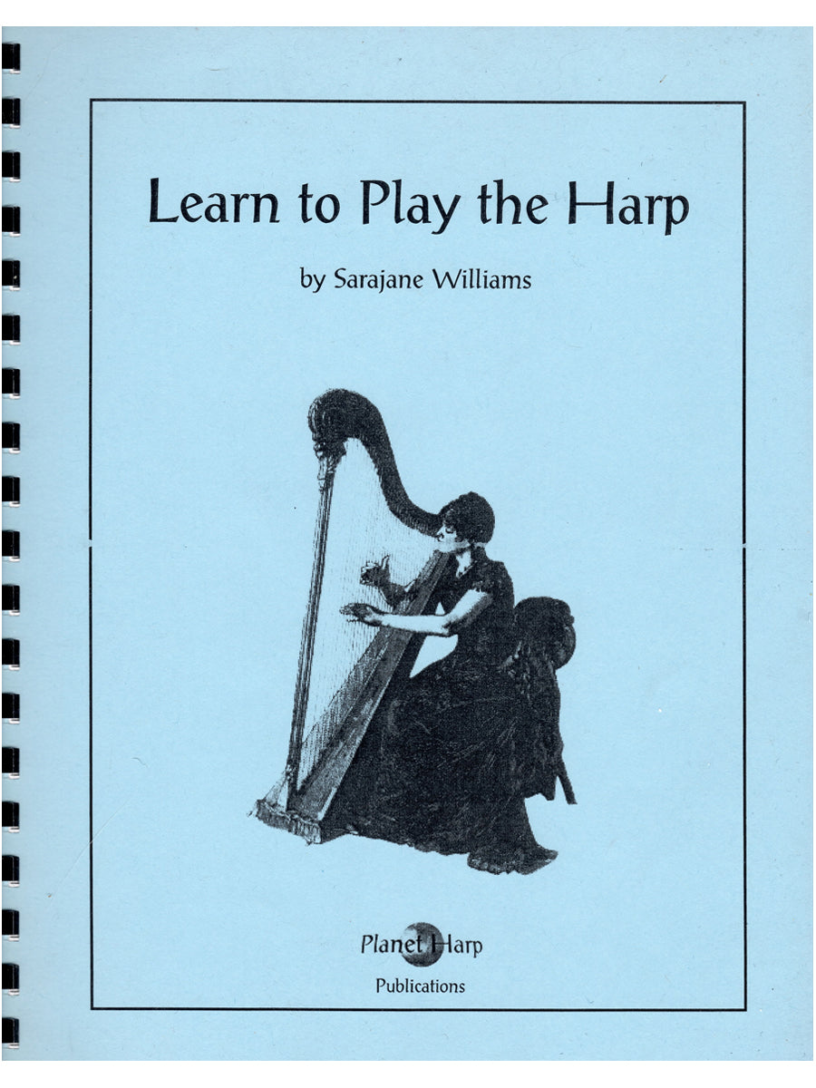 Learn to Play the Harp by Sarajane Williams, method book image 0