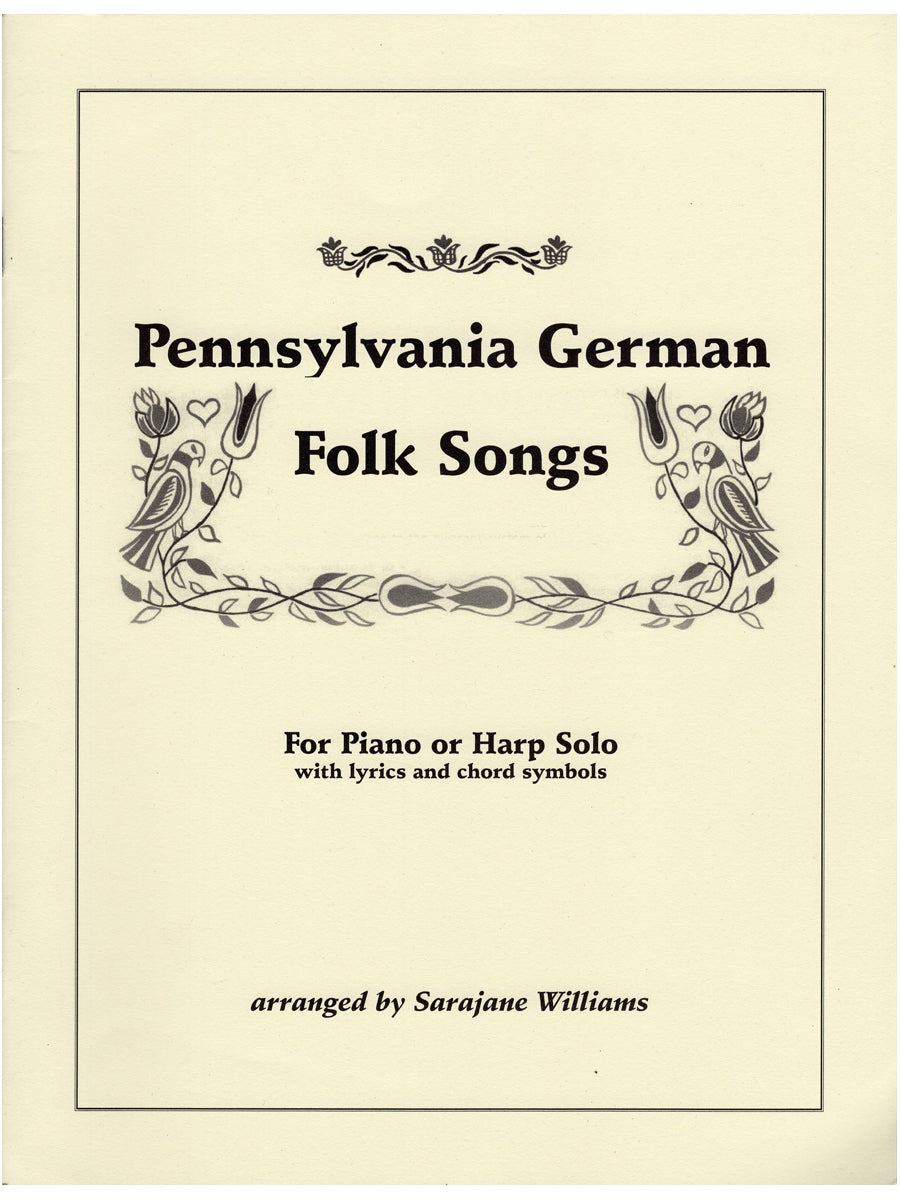 Pennsylvania German Folk Songs, arranged by Sarajane Williams, music book image 0