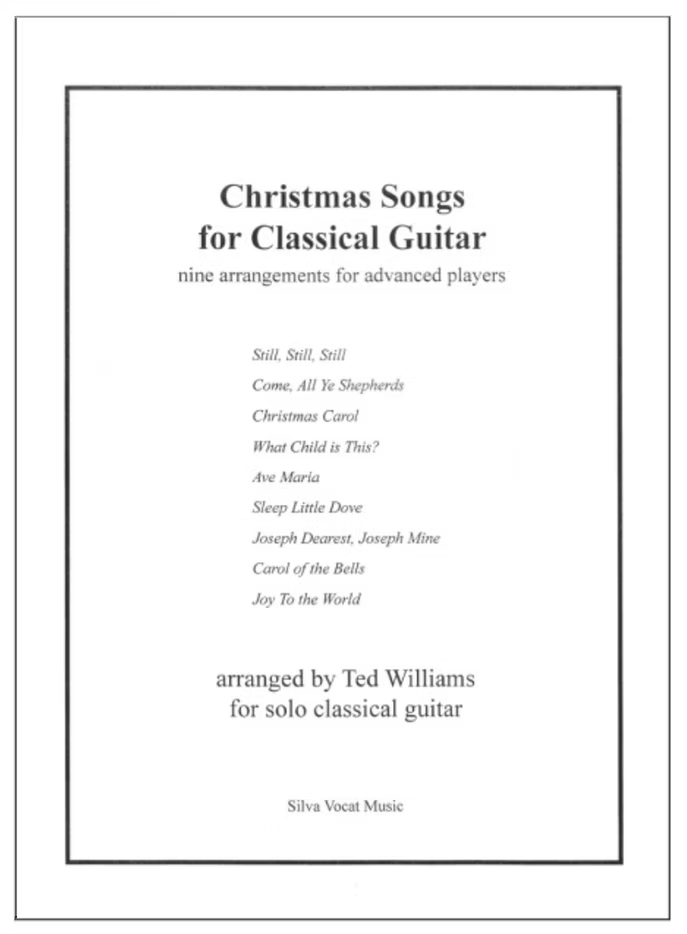 Christmas Songs for Classical Guitar music book